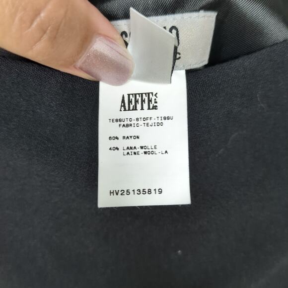 MOSCHINO Cheap and Chic Black Wool Blend Pencil Skirt Lined Women's US 6 - Picture 5 of 6